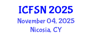 International Conference on Food Science and Nutrition (ICFSN) November 04, 2025 - Nicosia, Cyprus