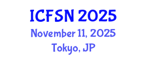 International Conference on Food Science and Nutrition (ICFSN) November 11, 2025 - Tokyo, Japan