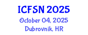 International Conference on Food Science and Nutrition (ICFSN) October 04, 2025 - Dubrovnik, Croatia