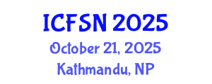 International Conference on Food Science and Nutrition (ICFSN) October 21, 2025 - Kathmandu, Nepal
