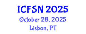 International Conference on Food Science and Nutrition (ICFSN) October 28, 2025 - Lisbon, Portugal