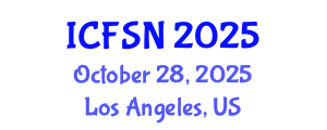 International Conference on Food Science and Nutrition (ICFSN) October 28, 2025 - Los Angeles, United States