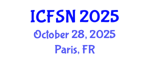 International Conference on Food Science and Nutrition (ICFSN) October 28, 2025 - Paris, France
