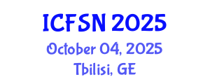 International Conference on Food Science and Nutrition (ICFSN) October 04, 2025 - Tbilisi, Georgia