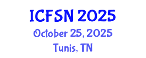 International Conference on Food Science and Nutrition (ICFSN) October 25, 2025 - Tunis, Tunisia