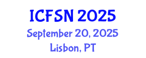 International Conference on Food Science and Nutrition (ICFSN) September 20, 2025 - Lisbon, Portugal