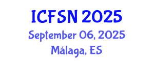 International Conference on Food Science and Nutrition (ICFSN) September 06, 2025 - Málaga, Spain