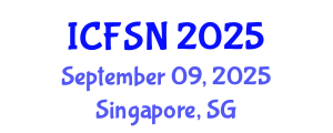International Conference on Food Science and Nutrition (ICFSN) September 09, 2025 - Singapore, Singapore