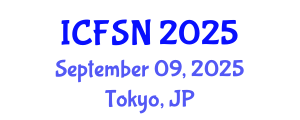 International Conference on Food Science and Nutrition (ICFSN) September 09, 2025 - Tokyo, Japan