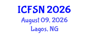 International Conference on Food Science and Nutrition (ICFSN) August 09, 2026 - Lagos, Nigeria International Conference on Food Science and Nutrition (ICFSN) August 09, 2026 - Lagos, Nigeria
