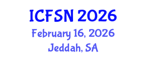 International Conference on Food Science and Nutrition (ICFSN) February 16, 2026 - Jeddah, Saudi Arabia International Conference on Food Science and Nutrition (ICFSN) February 16, 2026 - Jeddah, Saudi Arabia