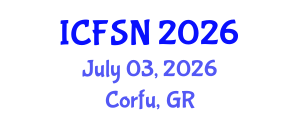 International Conference on Food Science and Nutrition (ICFSN) July 03, 2026 - Corfu, Greece