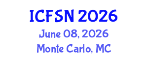 International Conference on Food Science and Nutrition (ICFSN) June 08, 2026 - Monte Carlo, Monaco International Conference on Food Science and Nutrition (ICFSN) June 08, 2026 - Monte Carlo, Monaco