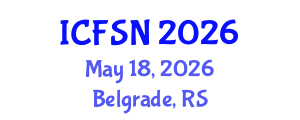 International Conference on Food Science and Nutrition (ICFSN) May 18, 2026 - Belgrade, Serbia International Conference on Food Science and Nutrition (ICFSN) May 18, 2026 - Belgrade, Serbia