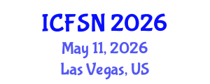 International Conference on Food Science and Nutrition (ICFSN) May 11, 2026 - Las Vegas, United States International Conference on Food Science and Nutrition (ICFSN) May 11, 2026 - Las Vegas, United States