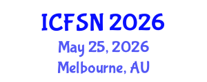 International Conference on Food Science and Nutrition (ICFSN) May 25, 2026 - Melbourne, Australia International Conference on Food Science and Nutrition (ICFSN) May 25, 2026 - Melbourne, Australia