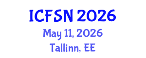 International Conference on Food Science and Nutrition (ICFSN) May 11, 2026 - Tallinn, Estonia International Conference on Food Science and Nutrition (ICFSN) May 11, 2026 - Tallinn, Estonia