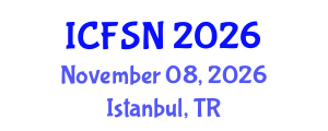 International Conference on Food Science and Nutrition (ICFSN) November 08, 2026 - Istanbul, Turkey International Conference on Food Science and Nutrition (ICFSN) November 08, 2026 - Istanbul, Turkey