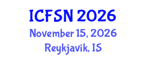 International Conference on Food Science and Nutrition (ICFSN) November 15, 2026 - Reykjavik, Iceland International Conference on Food Science and Nutrition (ICFSN) November 15, 2026 - Reykjavik, Iceland