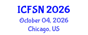 International Conference on Food Science and Nutrition (ICFSN) October 04, 2026 - Chicago, United States International Conference on Food Science and Nutrition (ICFSN) October 04, 2026 - Chicago, United States