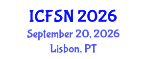 International Conference on Food Science and Nutrition (ICFSN) September 20, 2026 - Lisbon, Portugal International Conference on Food Science and Nutrition (ICFSN) September 20, 2026 - Lisbon, Portugal