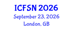 International Conference on Food Science and Nutrition (ICFSN) September 23, 2026 - London, United Kingdom