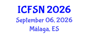 International Conference on Food Science and Nutrition (ICFSN) September 06, 2026 - Málaga, Spain International Conference on Food Science and Nutrition (ICFSN) September 06, 2026 - Málaga, Spain