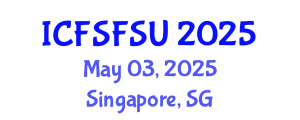 International Conference on Food Science, Food Security and Utilization (ICFSFSU) May 03, 2025 - Singapore, Singapore