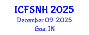International Conference on Food Science, Nutrition and Health (ICFSNH) December 09, 2025 - Goa, India