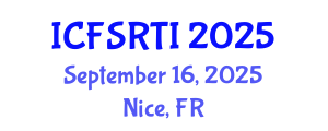International Conference on Food Science Research, Technology and Innovation (ICFSRTI) September 16, 2025 - Nice, France