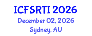 International Conference on Food Science Research, Technology and Innovation (ICFSRTI) December 02, 2026 - Sydney, Australia International Conference on Food Science Research, Technology and Innovation (ICFSRTI) December 02, 2026 - Sydney, Australia