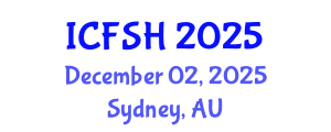 International Conference on Food Sciences and Health (ICFSH) December 02, 2025 - Sydney, Australia