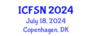 International Conference on Food Security and Nutrition (ICFSN) July 18, 2024 - Copenhagen, Denmark