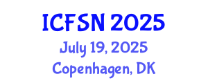 International Conference on Food Security and Nutrition (ICFSN) July 19, 2025 - Copenhagen, Denmark