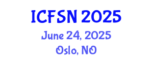 International Conference on Food Security and Nutrition (ICFSN) June 24, 2025 - Oslo, Norway