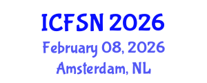 International Conference on Food Security and Nutrition (ICFSN) February 08, 2026 - Amsterdam, Netherlands