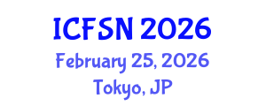 International Conference on Food Security and Nutrition (ICFSN) February 25, 2026 - Tokyo, Japan