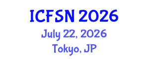 International Conference on Food Security and Nutrition (ICFSN) July 22, 2026 - Tokyo, Japan