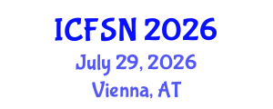 International Conference on Food Security and Nutrition (ICFSN) July 29, 2026 - Vienna, Austria