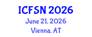 International Conference on Food Security and Nutrition (ICFSN) June 21, 2026 - Vienna, Austria