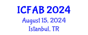 International Conference on Foot and Ankle Biomechanics (ICFAB) August 15, 2024 - Istanbul, Turkey