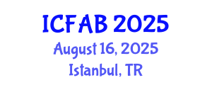 International Conference on Foot and Ankle Biomechanics (ICFAB) August 16, 2025 - Istanbul, Turkey