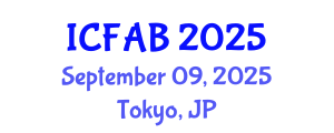 International Conference on Foot and Ankle Biomechanics (ICFAB) September 09, 2025 - Tokyo, Japan