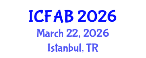 International Conference on Foot and Ankle Biomechanics (ICFAB) March 22, 2026 - Istanbul, Turkey