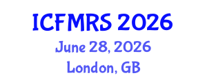 International Conference on Forced Migration and Refugee Studies (ICFMRS) June 28, 2026 - London, United Kingdom