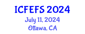 International Conference on Forecasting Economic and Financial Systems (ICFEFS) July 11, 2024 - Ottawa, Canada