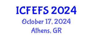 International Conference on Forecasting Economic and Financial Systems (ICFEFS) October 17, 2024 - Athens, Greece