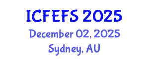 International Conference on Forecasting Economic and Financial Systems (ICFEFS) December 02, 2025 - Sydney, Australia