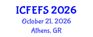 International Conference on Forecasting Economic and Financial Systems (ICFEFS) October 21, 2026 - Athens, Greece