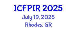 International Conference on Foreign Policy and International Relations (ICFPIR) July 19, 2025 - Rhodes, Greece